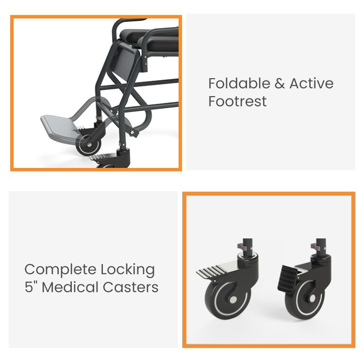 Arcatron 2000 Commode Wheelchair